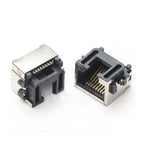 2PCS Metal RJ45 Shield Network Jack 8 Pin PCB SMT/horizontal/vertical Board Female Socket Connector 8P8C