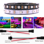 WS2811 WS2812 WS2813 WS2815 DC 5V 12V Color-Changing Addressable and Programmable LED Light Strips for Colorful Lighting