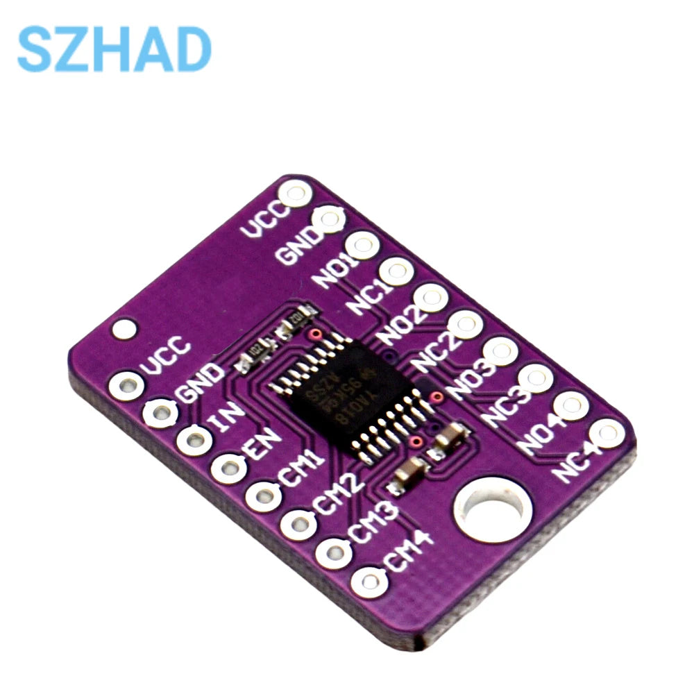 TS3A5018 4-Channel SPDT Analog Switch, 10Ω Low RON, High-Speed CMOS Switch for Signal Routing Multiplexer