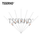20pcs 1/4W 5% 0.25W Wire Wound Resistor Fuse Winding Resistance 0.5R 10R 0.5 1 2.2 3.3 3.9 4.7 5.1 10 ohm