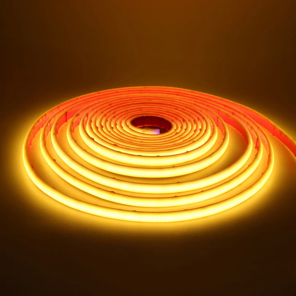 COB Led Neon Strip IP68 Waterproof 12V 24V Light Tape 320 LEDs Flexible Milk Tube Liner Lighting 10 Colors 0.5m 1m 2m 3m 4m 5m