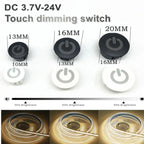 1-2PCS DC5V 12V 24V Button Controller Switch Smart Dimmable Home Touch Sensor For Smart Home Light Strip LED Dimmer Controller
