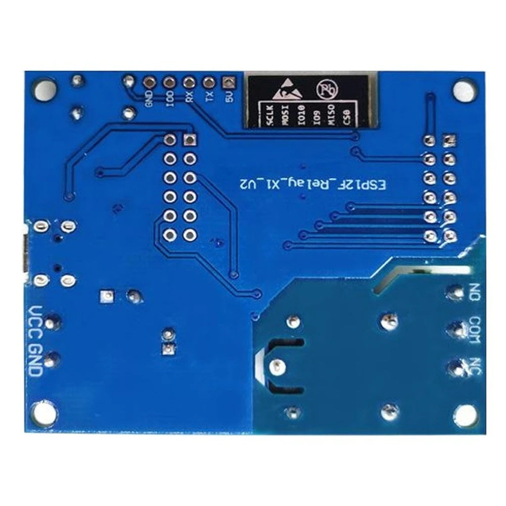 DC5-80V Input For ESP8266 Relay Module Compatible with ESP-12F Board for IoT Prototyping and Wireless Control Applications