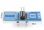 CH341A/B Programmer Adapter+SOP8 Clip+SOIC8 Adapter with Cable+1.8V Adapter CH341A EEPROM Flash BIOS USB Programmer ZIF Adapter