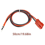 2Pcs 50A Anderson Battery Charging Connector Set 12AWG 4mm² Pre-Crimped Cable Lugs Male Female Terminals