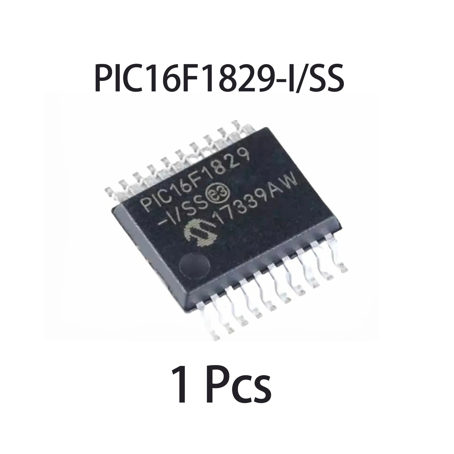 1/5/10/30/50/100Pcs Original Microchip PIC16F1829-I/SS SSOP20 Package 8 Bit PIC Microcontroller Integrated Circuit MCU Chip