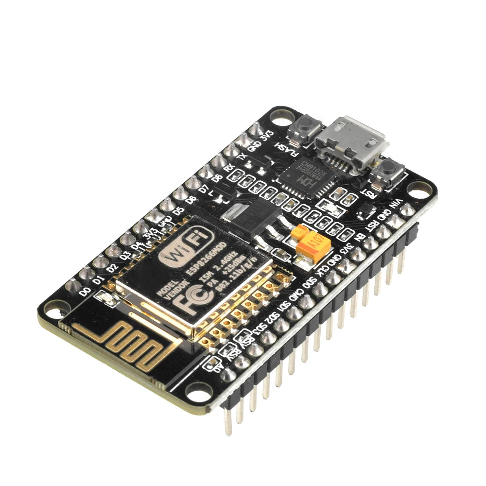 Nodemcu Lua V2.1 ESP8266 ESP-12F WIFI Development Board Micro USB- CH9102X Blackboard with FLASH Button And RST Button