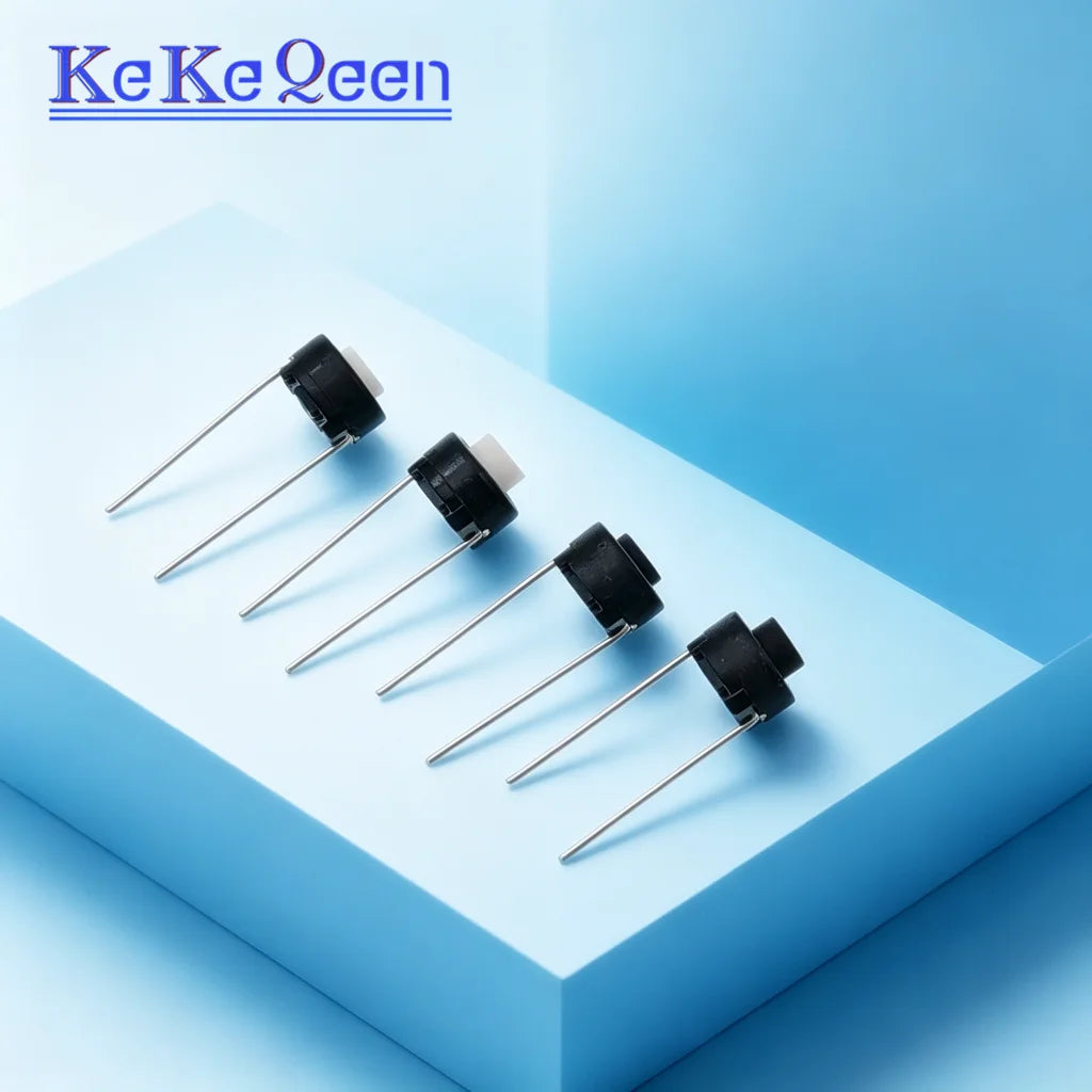 100pcs SKRGAED010 ALPS Tact Switch 6*6*4.3/6*6*5 White Black Touch Switch 6*6*4.3mm/6*6*5mm DIP ON-OFF Push Button Micro Switch