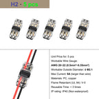 Cable Terminal Electric Wire Connector Clamp Block Quick Splice Scotch Lock Crimp for LED Car Wiring Joint Kit Tool Accessories