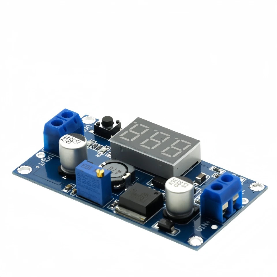 LM2596 DC DC Step Down Converter Voltage Regulator LED Display Voltmeter 4.0~40 to 1.3-37V Buck Adapter Adjustable Power Supply