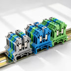 UK 2.5 Terminal Block UK2.5B Screw Connection Connect Strip 2.5B/3N/5N/6N/10N  2.5mm² Cable Electrical Din Rail Wire Connector