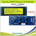Surenoo 116*40MM 2*8Pin 204 20X4 2004 6800 IIC I2C Character LCD Module Display Screen LCM White LED Backlight English Japanese