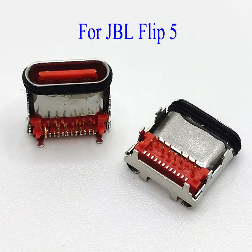 For JBL Flip 5 6 Charge 5 Go 3 PULSE 4 Link Portable Bluetooth Speaker USB Type C Micro USB Charging Port Jack Socket Connector