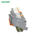 5/10 Sets Slim Relay HF41F 5V 12V 24VDC With Relay Base 41F-1Z-C2-1 LED & Circuit Protection DIN Rail Ulitra-thin Relay Modules