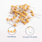 300pcs/480pcs Ceramic Capacitor Assortment Kit For Guitar Capacitor 10Values/24Values 10PF-10uf
