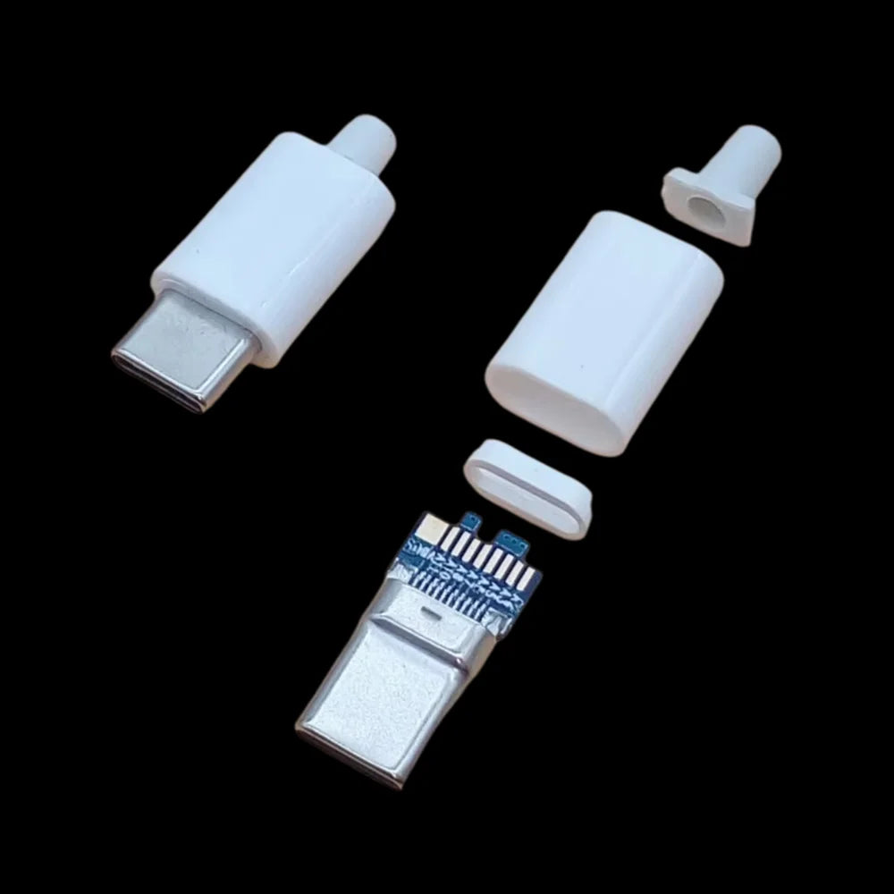 2/5Pcs USB 3.1 Type C Male Plug Welding Double-sided Data Charging Plug Connector DIY Data Line Accessories
