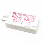 1PCS-5PCS/LOT Cement resistance with temperature protection RWT05 6.8ΩJ 142℃ 5W 6.8 ohm