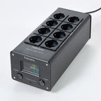 Pailvens Netzfilter Steckdosenleiste HiFi, 8 Fach Entstörfilter Steckdose mit Zeigerablesung, Überspannungsschutz, P20