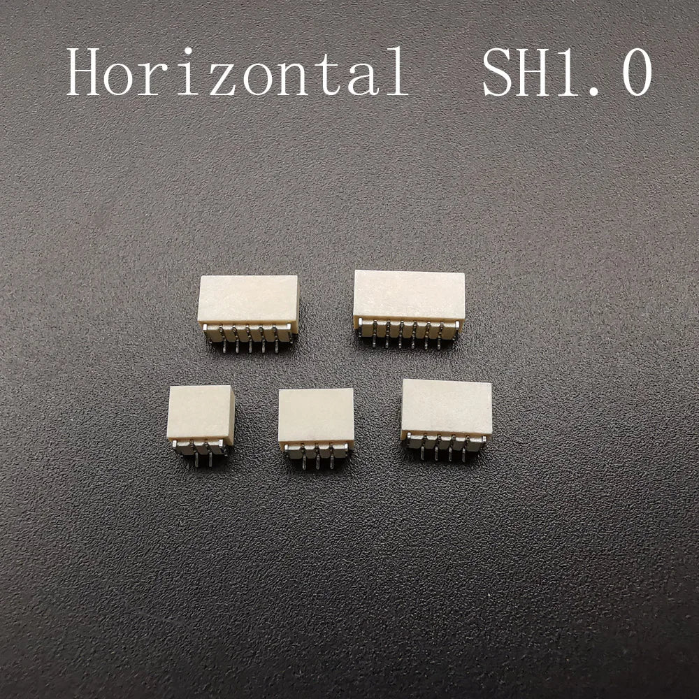 10Pcs ZH 1.5/PH 2.0/XH 2.54/SH 1.0/JST 1.25mm Male Pin Horizontal Vertical Socket Connector 2P/3P/4P/5P/6Pin For PCB Board JST