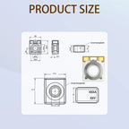 58V MRBF Marine Rated Battery Fuse Block 30A 50A 70A 80A 100A 200A 300A 400A 500A High Current Terminal Fuse for RV Boat