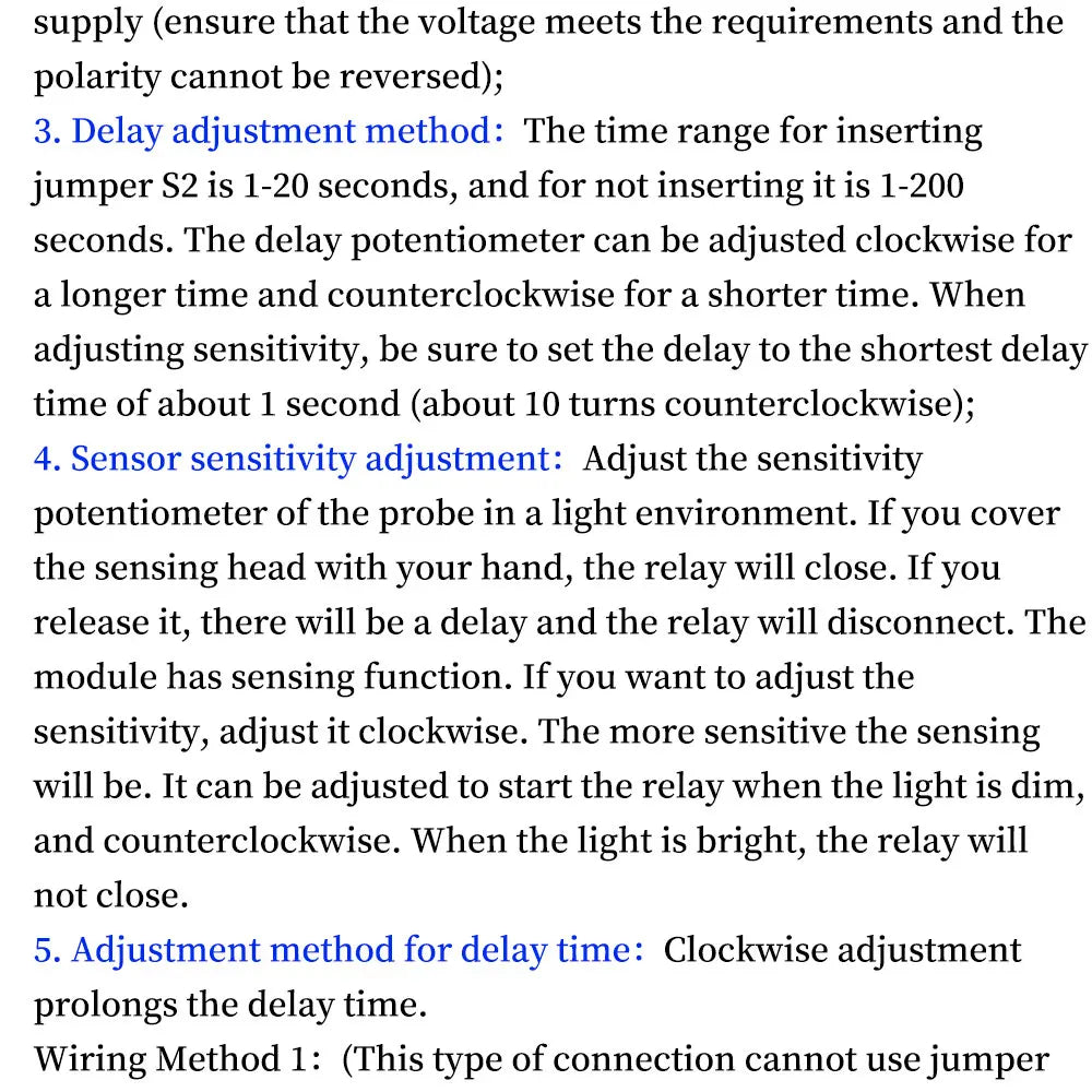 5V 12V 24V Photoresistor Relay Module Light Brightness Sensor Timer Detection Controller Switch On/Off With Wires for Car Board