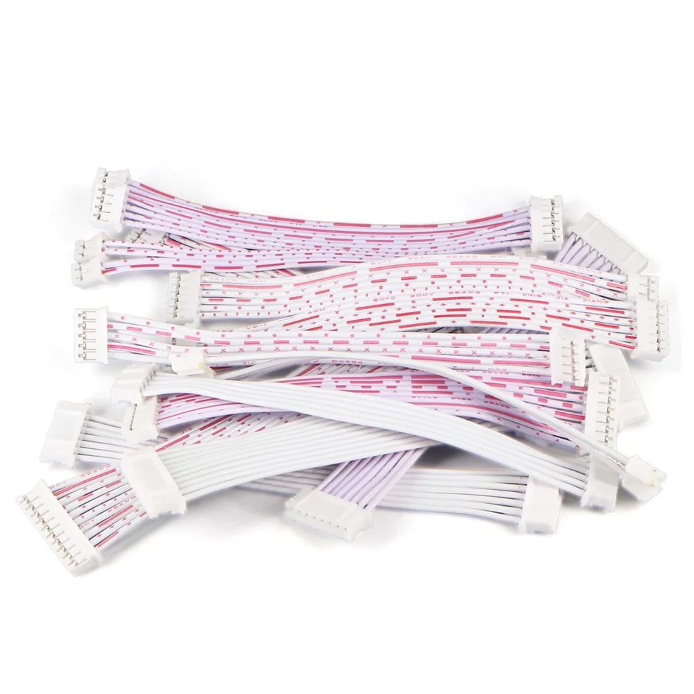 10PCS JST PH2.0 Double Head Cable 2.0mm Pitch Female to Female Electron Wires Connector 26AWG Various Pin Options Available