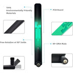 2pcs 600-6000MHz 4G 5G Omni-Directional Antenna SMA Male/Female for Wireless Network Card Wifi Router Signal Booster