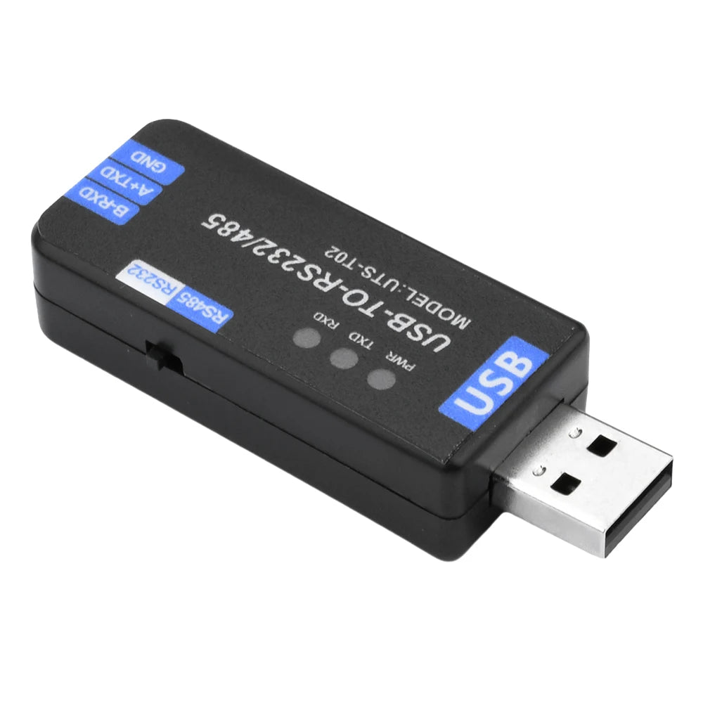 1/2/5PCS USB to RS485 RS232 Converter Module with CH343G Chip Plug and Play for Windows MacOS Linux Signal Conversion