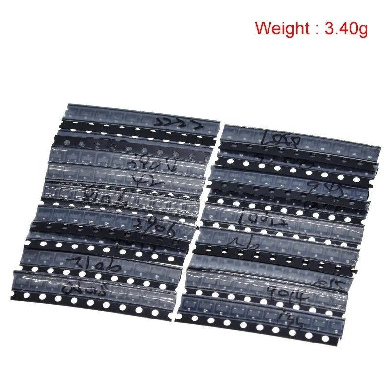 18kinds*10pcs=180pcs 2N2222 S9013 S9014 S9015 S8050 S8550 5551 5401 2N3904 2N3906 A1015 A733 A42 A92 C1815 S9018 C945 DIY KIT