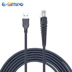 1pcs/lot Straight 2M(7ft) BarCode Scanner USB data Cable For 9010E 9260 9360 USB Interface ﻿