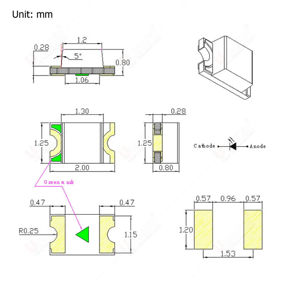 1000pcs 0603 0805 1206 IR SMD Chip 850nm 940nm Emitter Receiver Infrared Transmitter Phototransistor Photodiode Invisible DIY