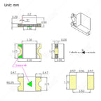 1000pcs 0603 0805 1206 IR SMD Chip 850nm 940nm Emitter Receiver Infrared Transmitter Phototransistor Photodiode Invisible DIY