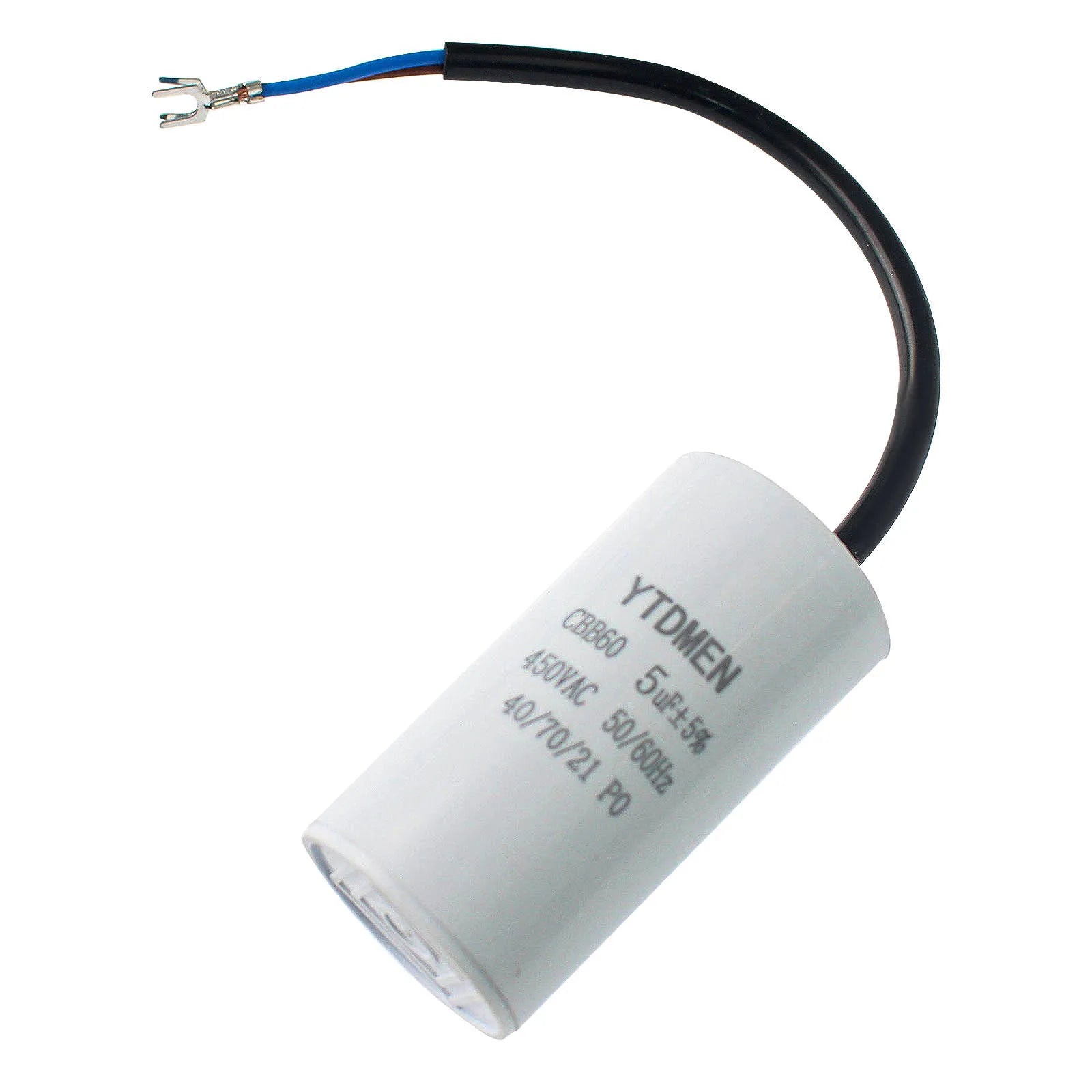 1PCS CBB60 Motor Run Capacitor 450V AC Starting Capacitors 5% 4UF 8UF 10UF 16UF 25UF 30UF 60UF for Washing Machine, Water Pump
