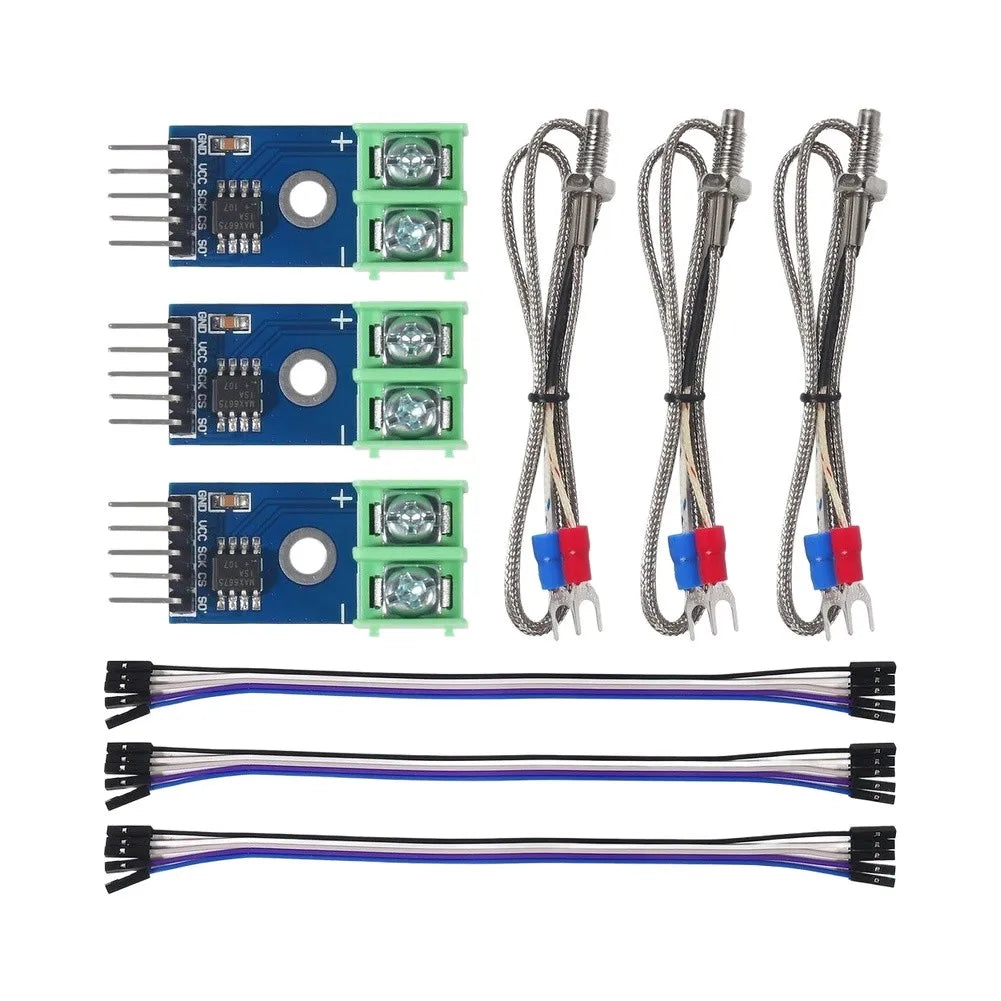 3pcs MAX6675 With K Type Thermocouple Temperature Sensor 0-1024C For SPI Digital Output For For Arduino For Raspberry Pi Industr