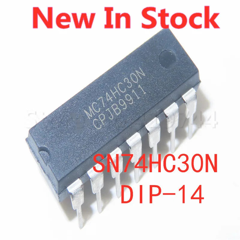 5PCS/LOT 74HC30 SN74HC30N HD74HC30P DIP-14 8-input NAND gate In Stock NEW original IC
