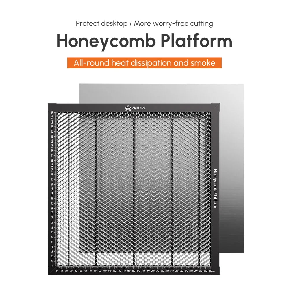 AlgoLaser Honeycomb Working Table for Laser Cutter and Engraver Machine with Aluminum Plate Compatible with All Brands Laser Kit