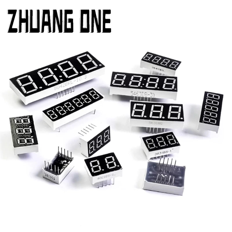 5pcs 0.28 0.36 0.4 0.56 Inch Digital Tube LED Display 1Bit 2Bit 3Bit 4Bit Display Common Anode / Cathode 7 Segment  Led Display