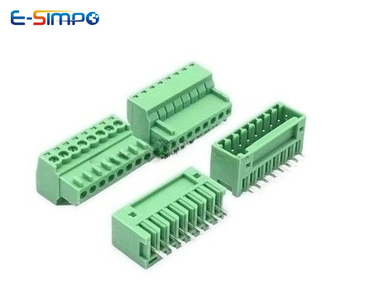 5PCS 2.54mm 15EDG 2EDG  PCB Screw Terminal Block 2-16P Female Socket Pitch Straight/Right Angle Pin Pin Header Wire Connector