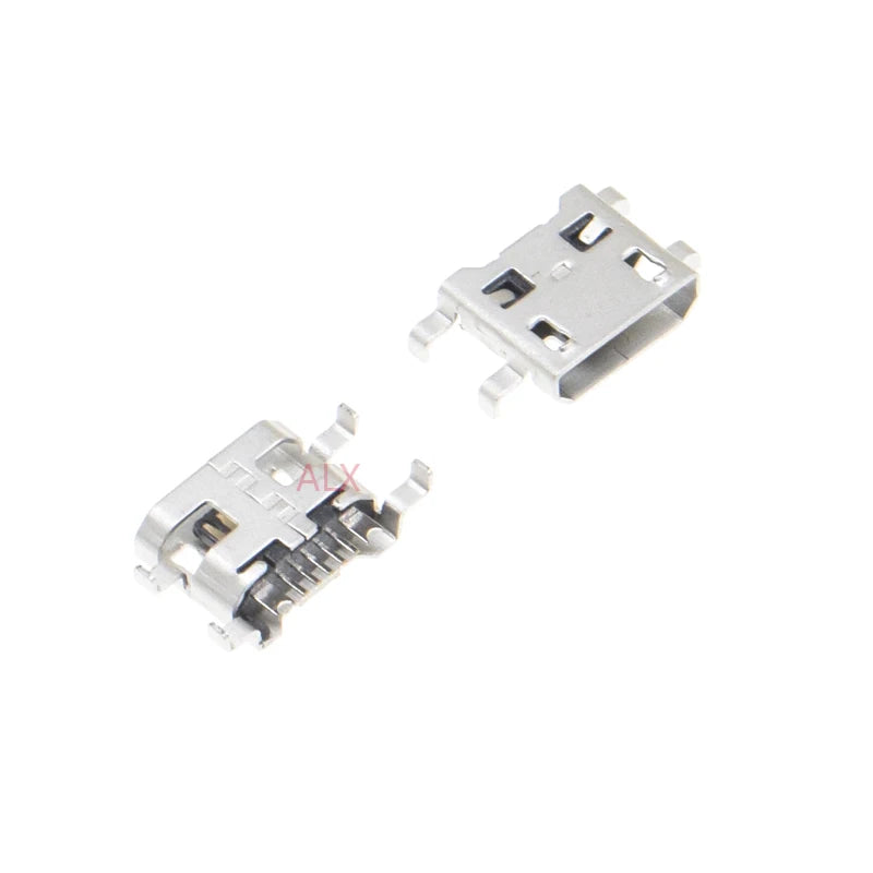 10pcs Micro Usb Female Socket Connector mk/5p 5pin Smd Dip Smt For Mp3 Mp4 Charging