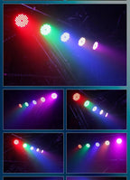 8PCS 60LED Par Light RGB Stage Light DMX512 Sound-Activated DJ Disco Light Wedding Festival Bar Atmosphere Light Audience Light