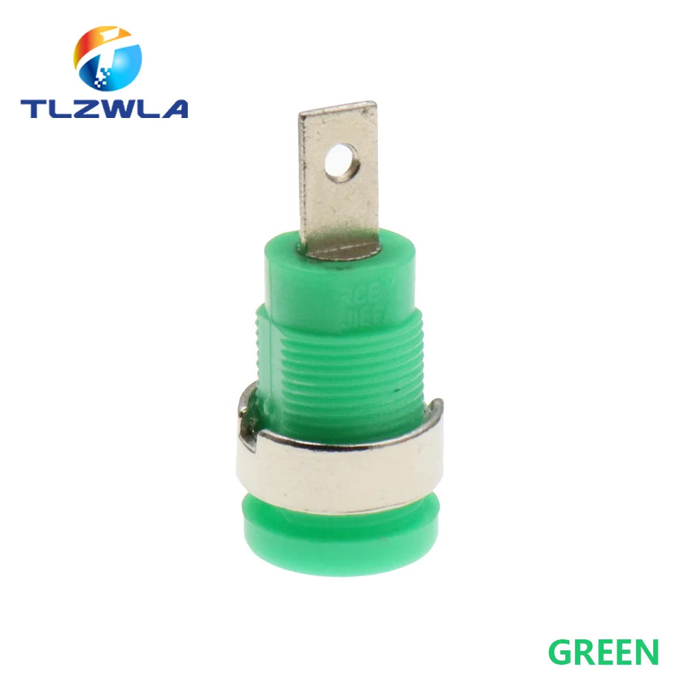 5PCS 4MM Banana Plugs Female Jack Socket Plug Wire Connector Multimeter Socket Banana head Female