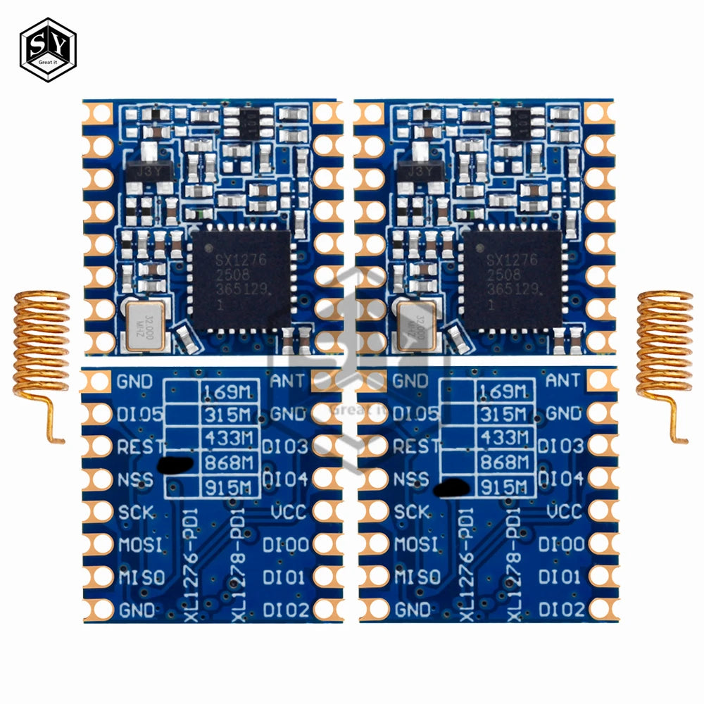 SX1276 Long-Range LoRa Module: 868MHz/915MHz Spread Spectrum Transceiver – ESP32 & GFSK Compatible