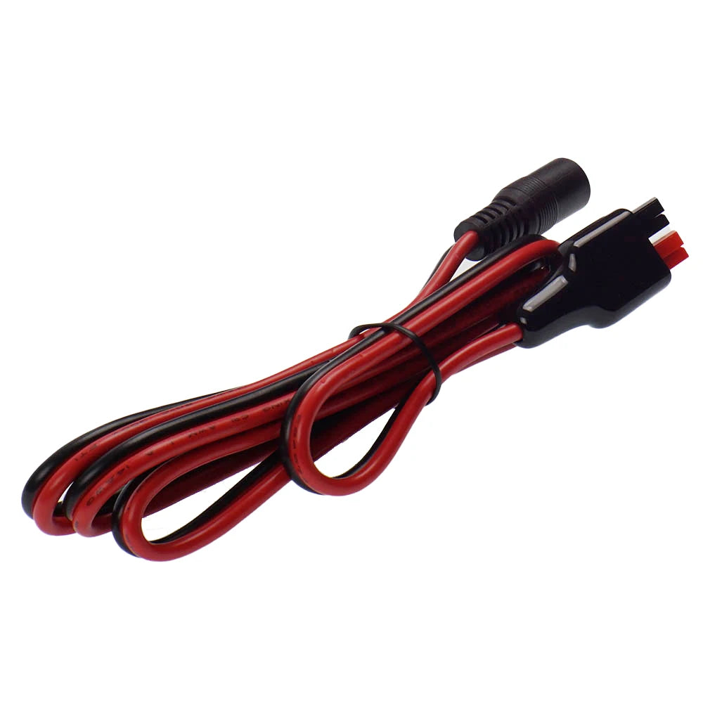 1m 14AWG cable 5.5mm x 2.1mm female DC to Anderson Connector Solar Charging Power Plug  For Portable Generator Solar Panel