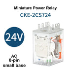 2Pcs CNTD CKE-2CS Miniature Relay 8-Pin DPDT 5A 250VAC 30VDC Plug-in Silver Alloy 14 Coil Voltages DC/AC CCC CE RoHS