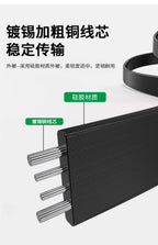 65W USB 1 to 2 Fast Charging Elbow Computer Extension Cord Flat Data Cable Mobile Phone Car Expander Carplay Splitter 10/20cm