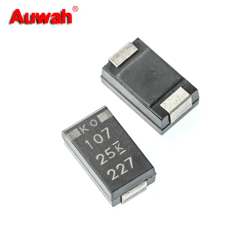 5pcs/lot 25V 100UF T521D107M025ATE040 7343 Type D SMD Polymer Tantalum Capacitors Low ESR 40mOhms New and Original