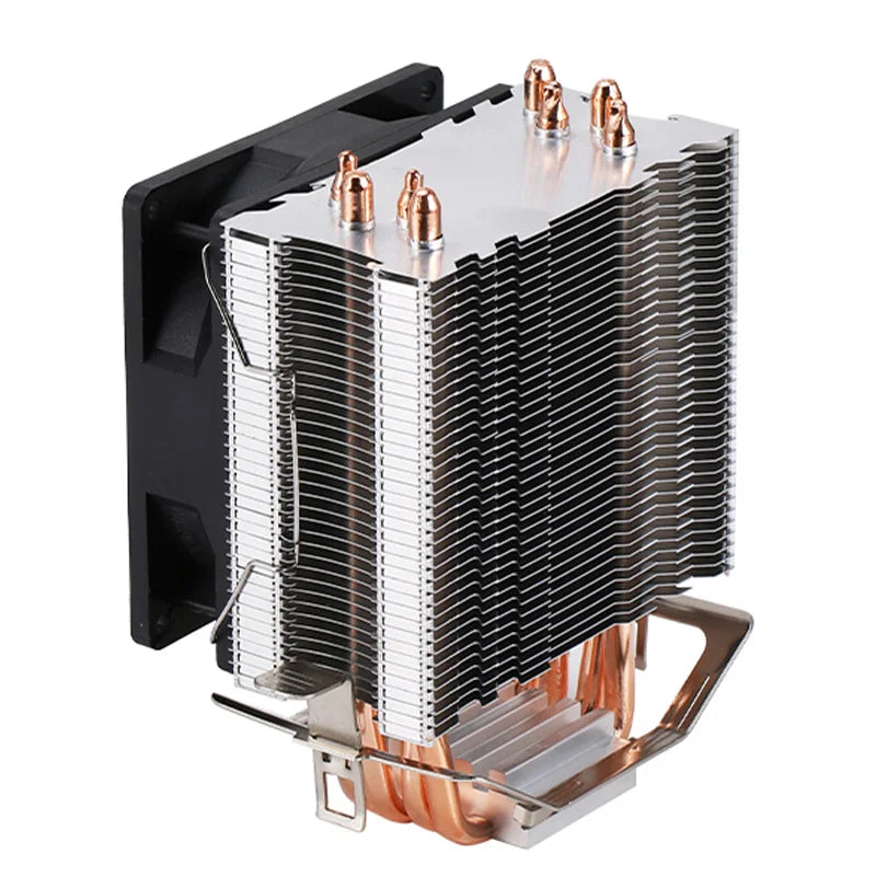 QiuzAim Air-cooled Radiator 2/4/6 Heat Pipe Computer Processor CPU Fan Compatible LGA115x 1200 1700 2011 2066 X79 X99 E5 AM4 AM5