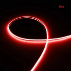 5V 12V 24V 3mm Ultra Narrow COB LED Strip 400LEDs LED Bar Lights for Car Lamp Orange 1800K 2000K Warm White 4000k Red 5m 10m 50m