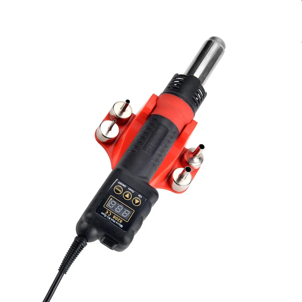 JCD 750W Micro Heat Gun Rework Soldering Air Station LCD Digital Hair Dryer 220V 110V For BGA SMD Hot Air Soldering Tools 8208
