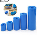 18650 PVC Heat Shrink Tube Battery Pack Blue Width 200mm~555mm Insulated Protection Film Wrap Lithium Case Cable Sleeve